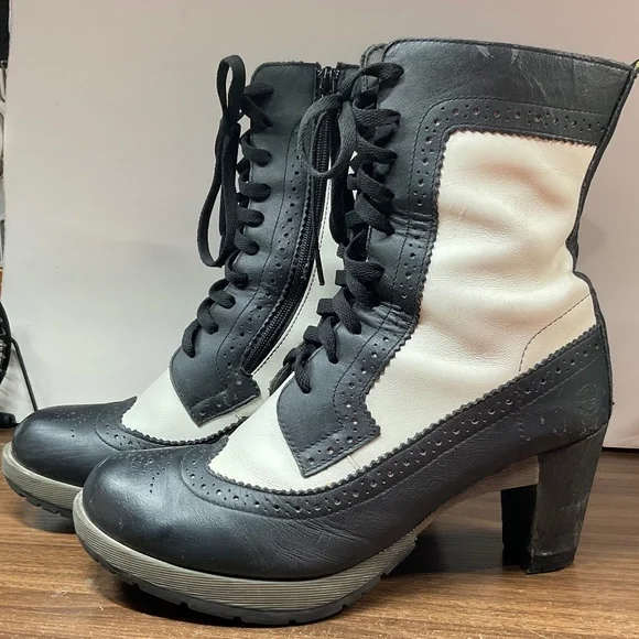 【美品】Dr.Martens REONA UK6 Dr Martens 1420 20 eye black knee high boots England vintage